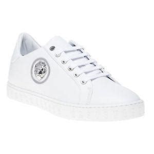 versace collection logo formal trainers